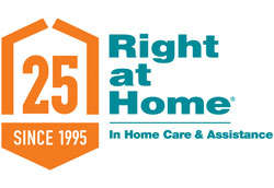 Right at Home - 25 Years logo
