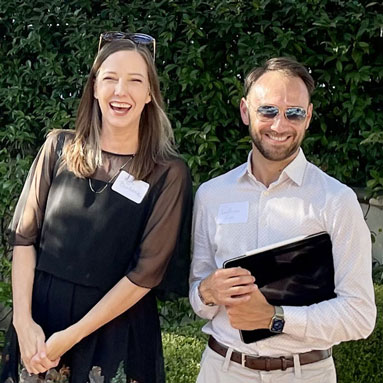 Two of the Committee Members responsible for this amazing event
