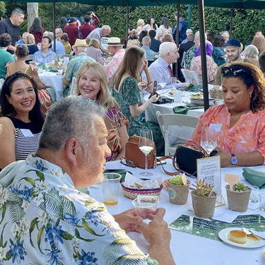 Smiles were plentiful on the faces of many guests.