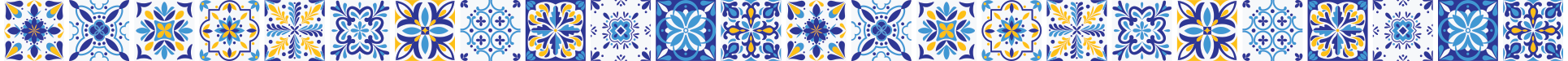 divider line made from Capri style tiles